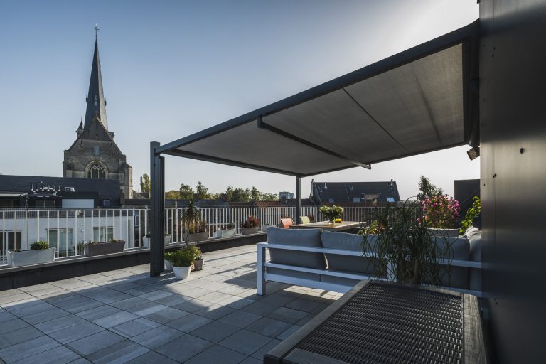 pergola à toile renson Lapure